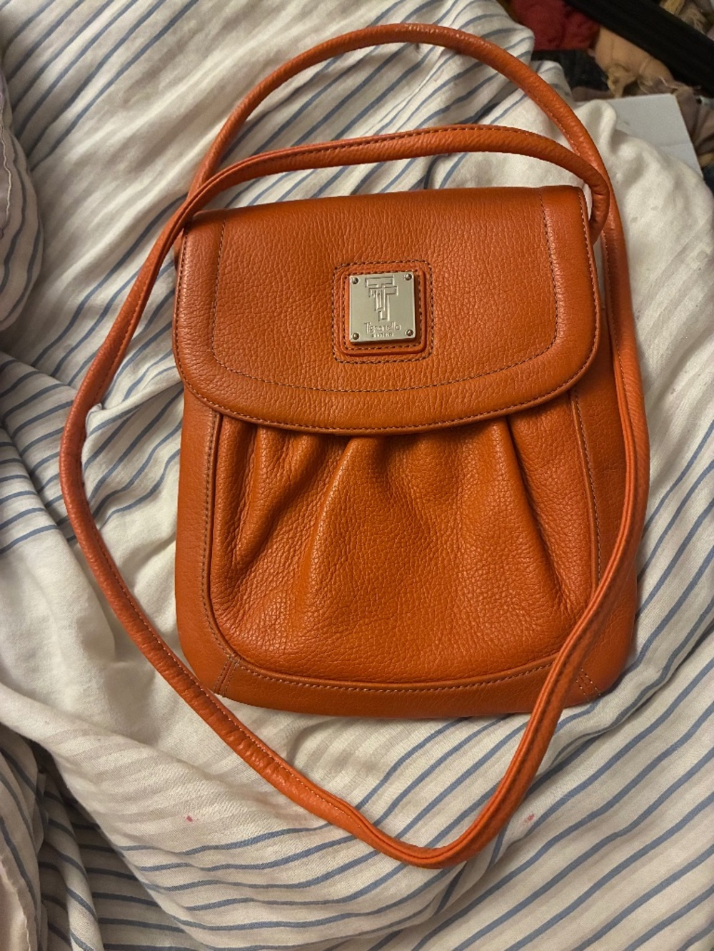 Tignanello orange bag